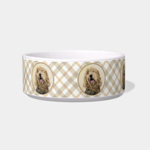 Otterhound-Malerei - Niedliche Original Hunde-Kuns Napf