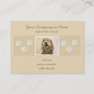 Otterhound-Malerei - Niedliche Original Hunde-Kuns Visitenkarte