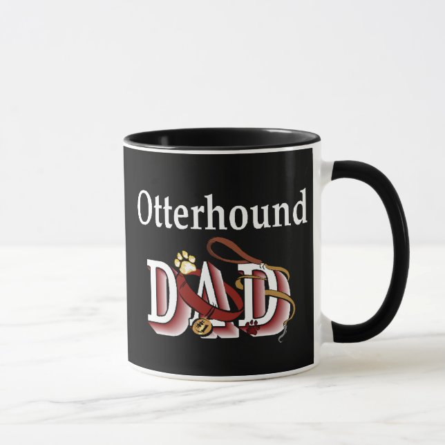 Otterhound Vater Tasse (Rechts)