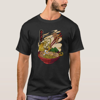 Otters Eating Ramen Niedlich Kawaii Otters Eating  T-Shirt
