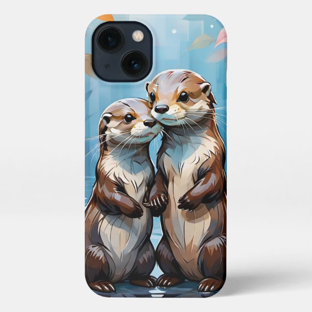 Otters iPhone Hülle (Rückseite)