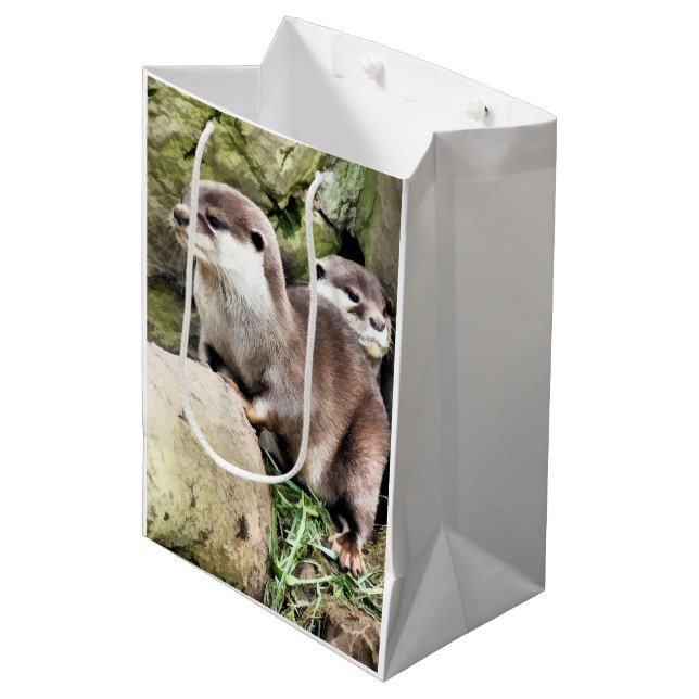 OTTERS MITTLERE GESCHENKTÜTE (Vorderseite Schrägansicht)