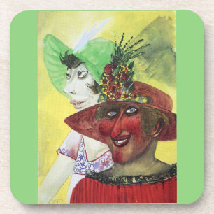 Otto Dix, Prostituierte Getränkeuntersetzer