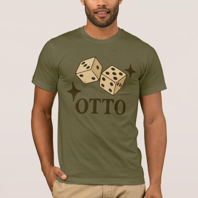 OTTO Men-T - Shirt, Würfel Design T - Shirt (Vorderseite)