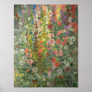 Otto steif - Hollyhocks Poster