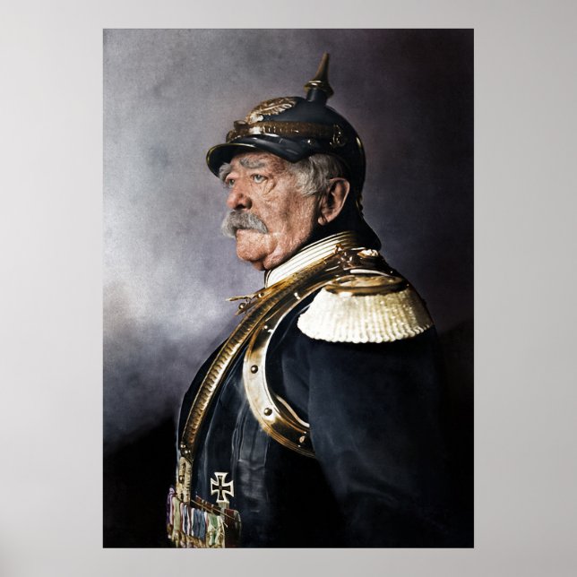 Otto von Bismarck 1894 Colorized Poster (Vorne)