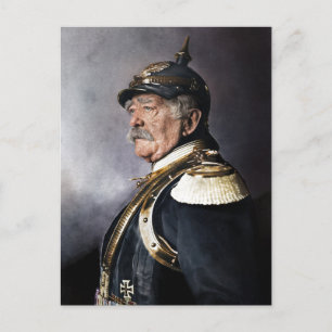 Otto von Bismarck 1894 Colorized Postkarte