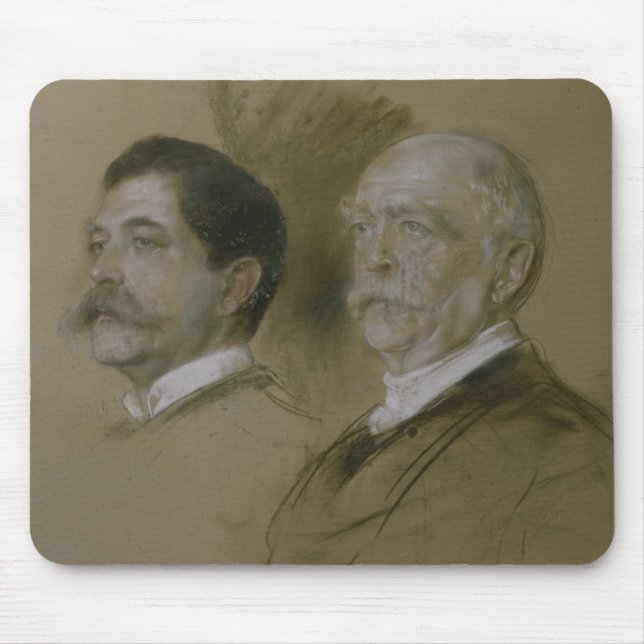 Otto von Bismarck und sein Sohn Herbert Mousepad (Vorne)