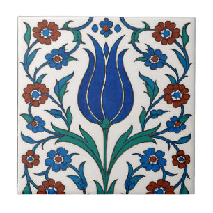 Ottoman Floral Tile - Traditionelles Tulip Design Fliese