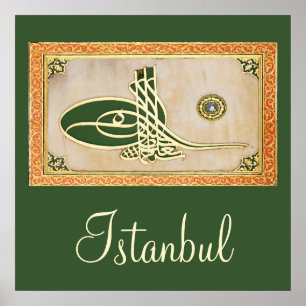 Ottoman sultan tughra Poster