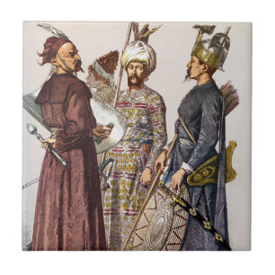 Ottomanische Soldaten Keramik Tile Fliese