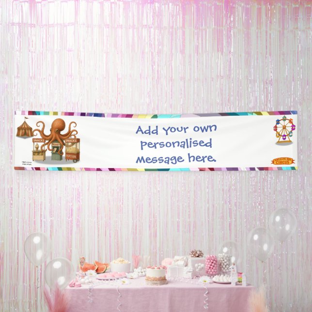 Ottos Zirkussnackstand Banner (Party)
