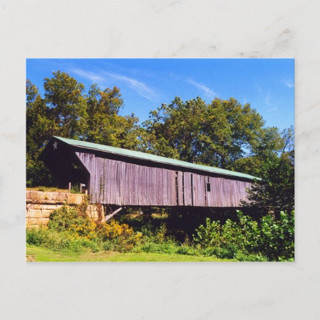 Otway Covered Bridge Postcard Postkarte (Vorderseite)