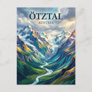 Ötztal Österreich Postkarte