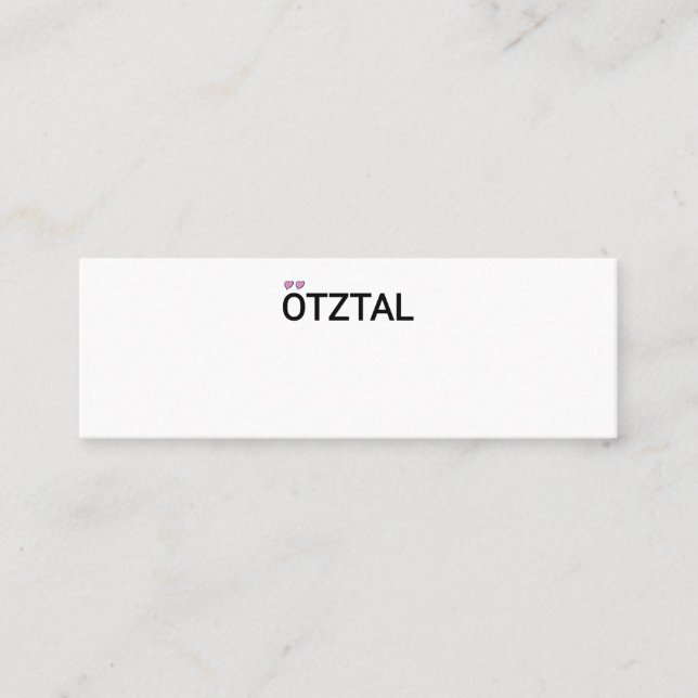 ötztal Tirol Österreich text Telefonnummerkarte (Vorderseite)