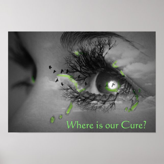 Où est notre cure ? Poster de sensibilisation à la (Devant)