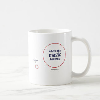 "Où la magie se produit" tasse