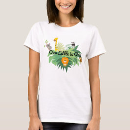 Ou Little is One Mama T - Shirt - Erster Geburtsta