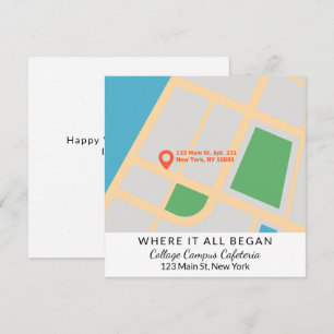 Où tout a commencé Carte personnalisée Saint Valen
