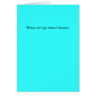 Où vais-je quand je rêve ?
