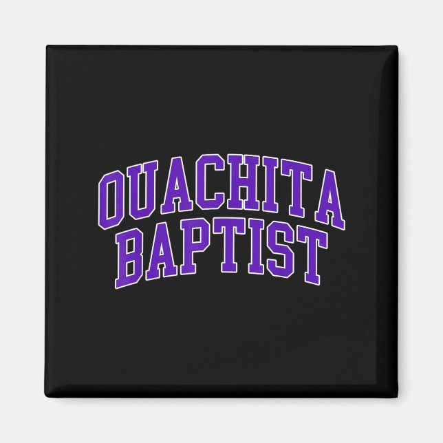 Ouachita Baptist University Athletics Vintage Arch Magnet (Vorne)
