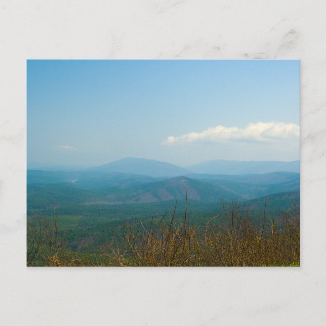 Ouachita Berge, Oklahoma Postkarte (Vorderseite)