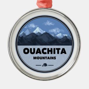 Ouachita Mountains Arkansas Oklahoma Camping Ornament Aus Metall