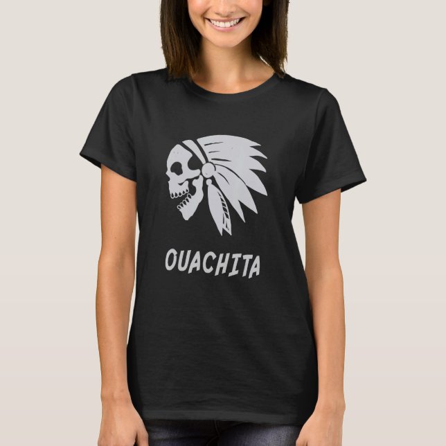 Ouachita Native American Indian Born Freedom Evil  T-Shirt (Vorderseite)