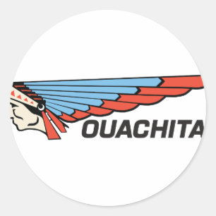 Ouachita River Runder Aufkleber