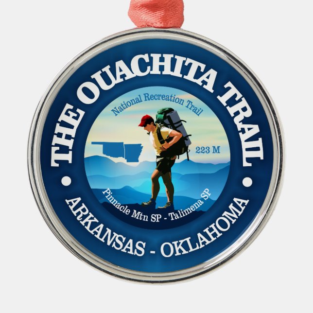 Ouachita Trail (C) Ornament Aus Metall (Vorne)