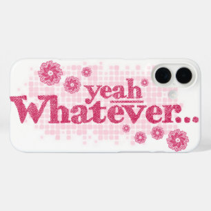 "Ouais quoi que ce soit" rouge & blanc coque iphon