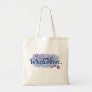 ouais quoi que… sac graphique de slogan