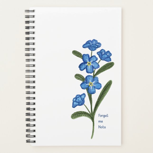 Oubliez-moi pas Flower Planner (Devant)