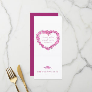 Oubliez-moi, pas les menus mariages blancs rose du