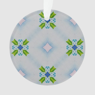 Oubliez-Moi-Pas Ornement Acrylique Floral