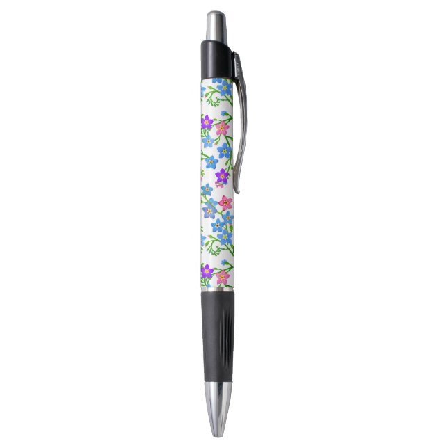 Oubliez-moi pas stylo de fleurs de jardin (Bas (Vertical))
