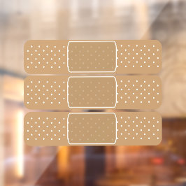 Ouch Bump Sticky Plaster Novelty Fensteraufkleber