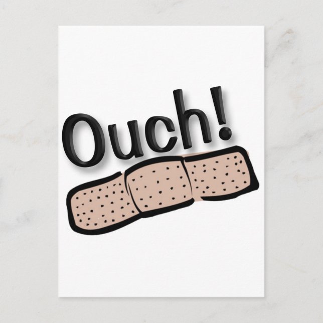 Ouch Postkarte (Vorderseite)