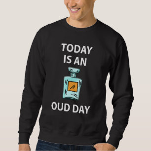 Oud Duft Parfüm für ihn und ihre Glasflasche Sweatshirt