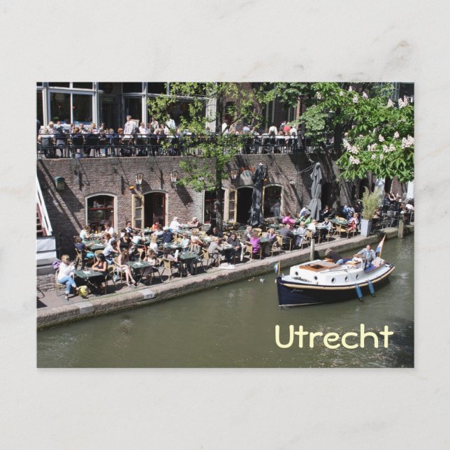 Oude Gracht Postkarte (Vorderseite)