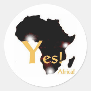 Oui! Afrique ! Autocollant