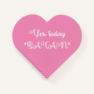 Oui, Aujourd'hui Satan Heart en forme de Carnet