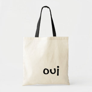 Oui Black & White Tote Bag Tragetasche
