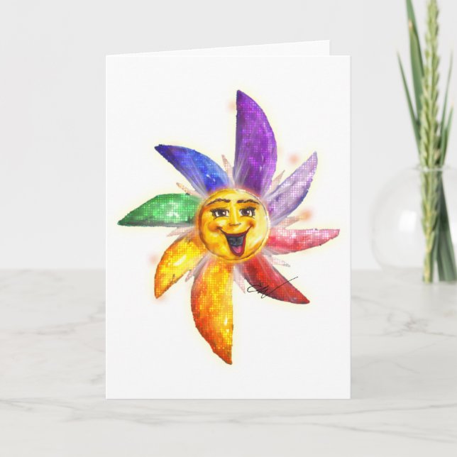 Oui, Carte de voeux Universe (Devant)