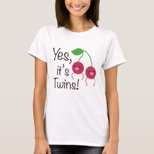 Oui, c'est des jumeaux ! T-Shirt de maternité