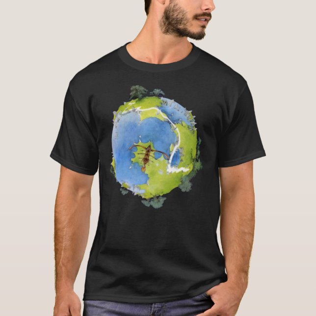 Oui Fragile T-shirt progressif essentiel (Devant)