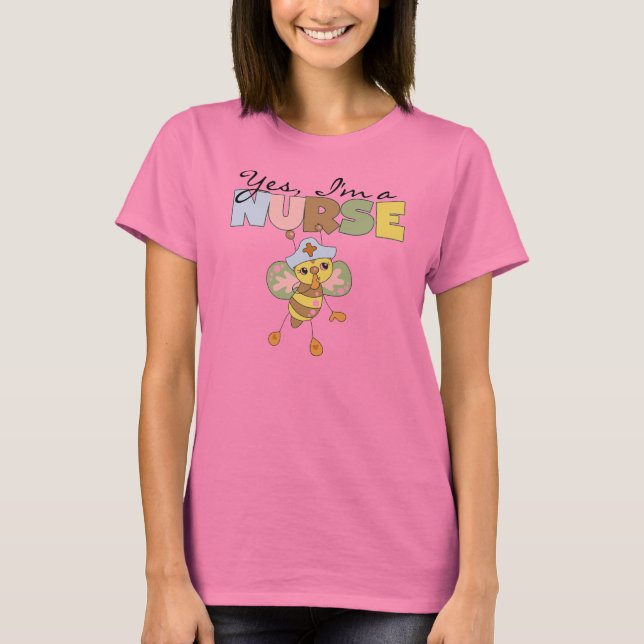 OUI, je suis infirmière T-shirts et cadeaux (Devant)
