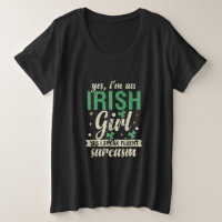 Oui, je suis une fille irlandaise Je parle un sarc