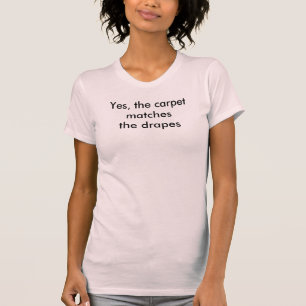 Oui, le tapis correspond au T-shirt des rideaux