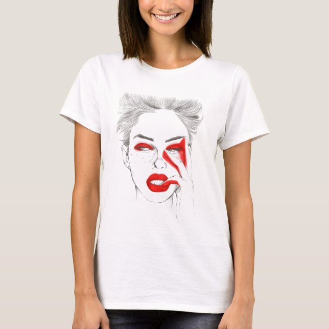 Oui Mon Cheri ohne Wortlaut T - Shirt (Vorderseite)